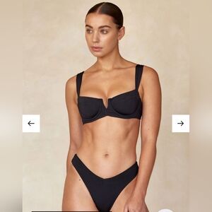 Monday Swimwear black bikini